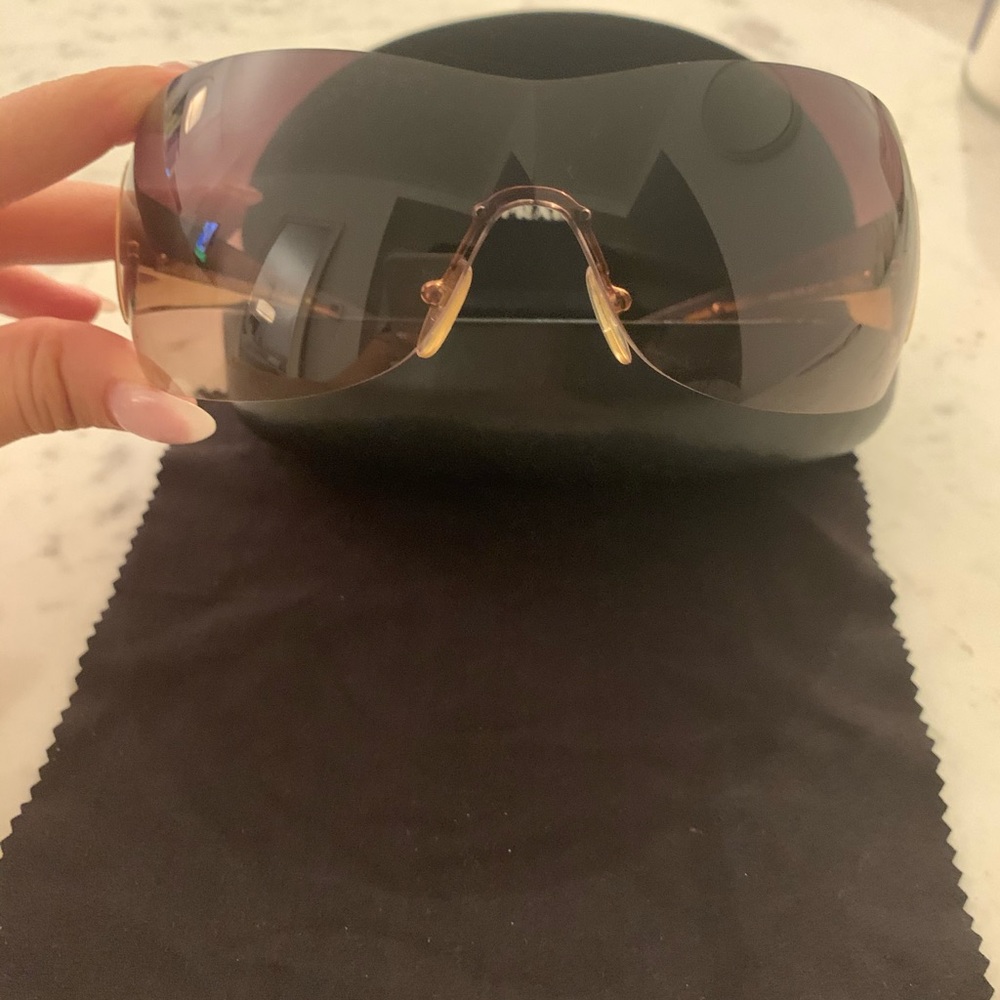 Prada sunglasses- Brown and Gold